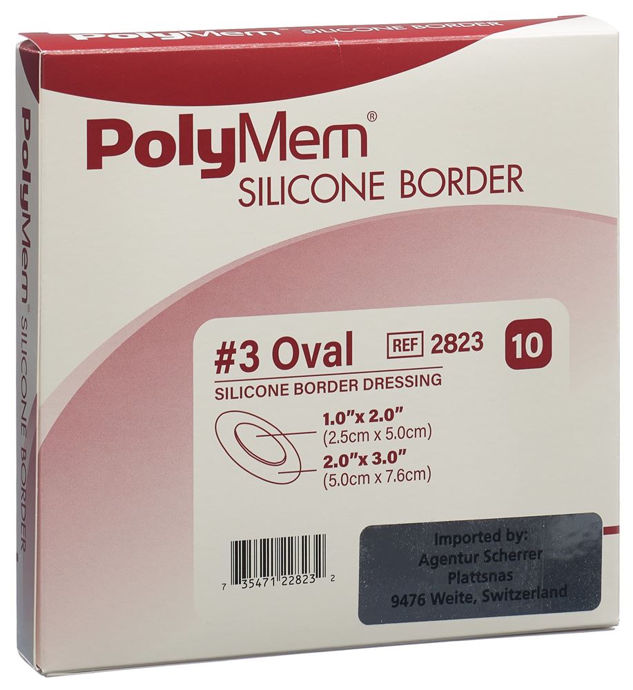 POLYMEM Silicone Border Dressing