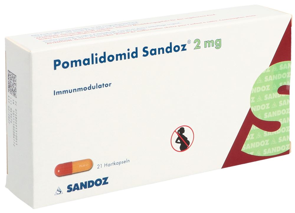 POMALIDOMID Sandoz 2 mg, Hauptbild