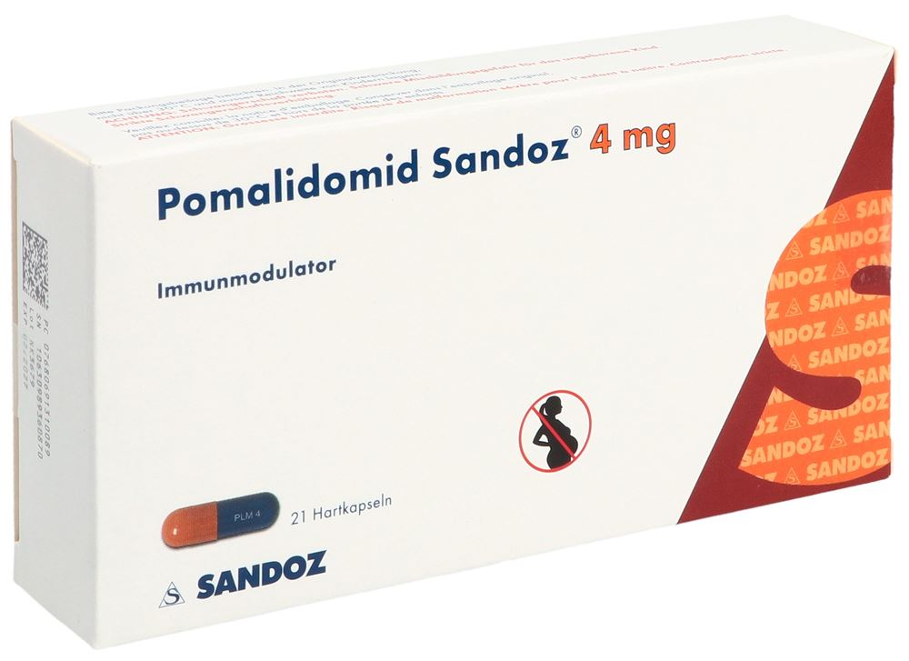 POMALIDOMID Sandoz 4 mg, Hauptbild