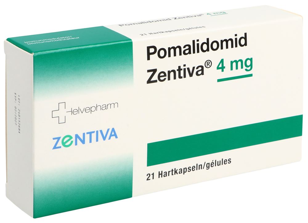 POMALIDOMID Zentiva 4 mg, image principale