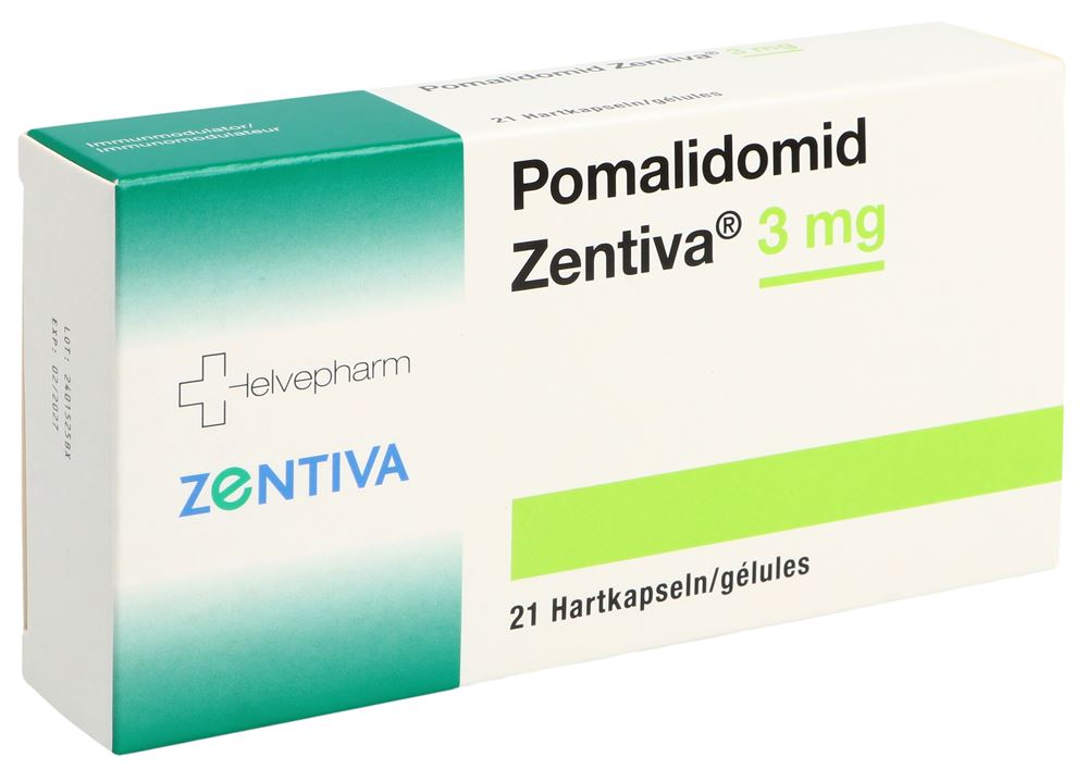POMALIDOMID Zentiva 3 mg, Hauptbild