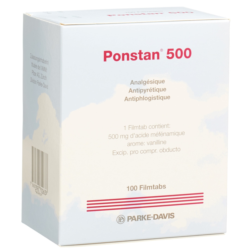 Ponstan Filmtabl 500 mg Blist 100 Stk, Bild 2 von 2