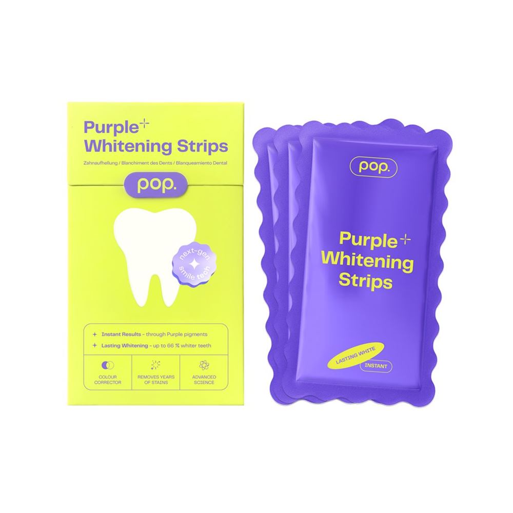 POP purple whitening strips