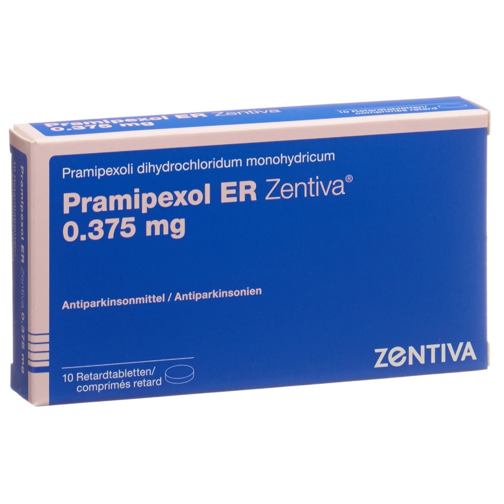 PRAMIPEXOLE Zentiva 0.375 mg, Hauptbild