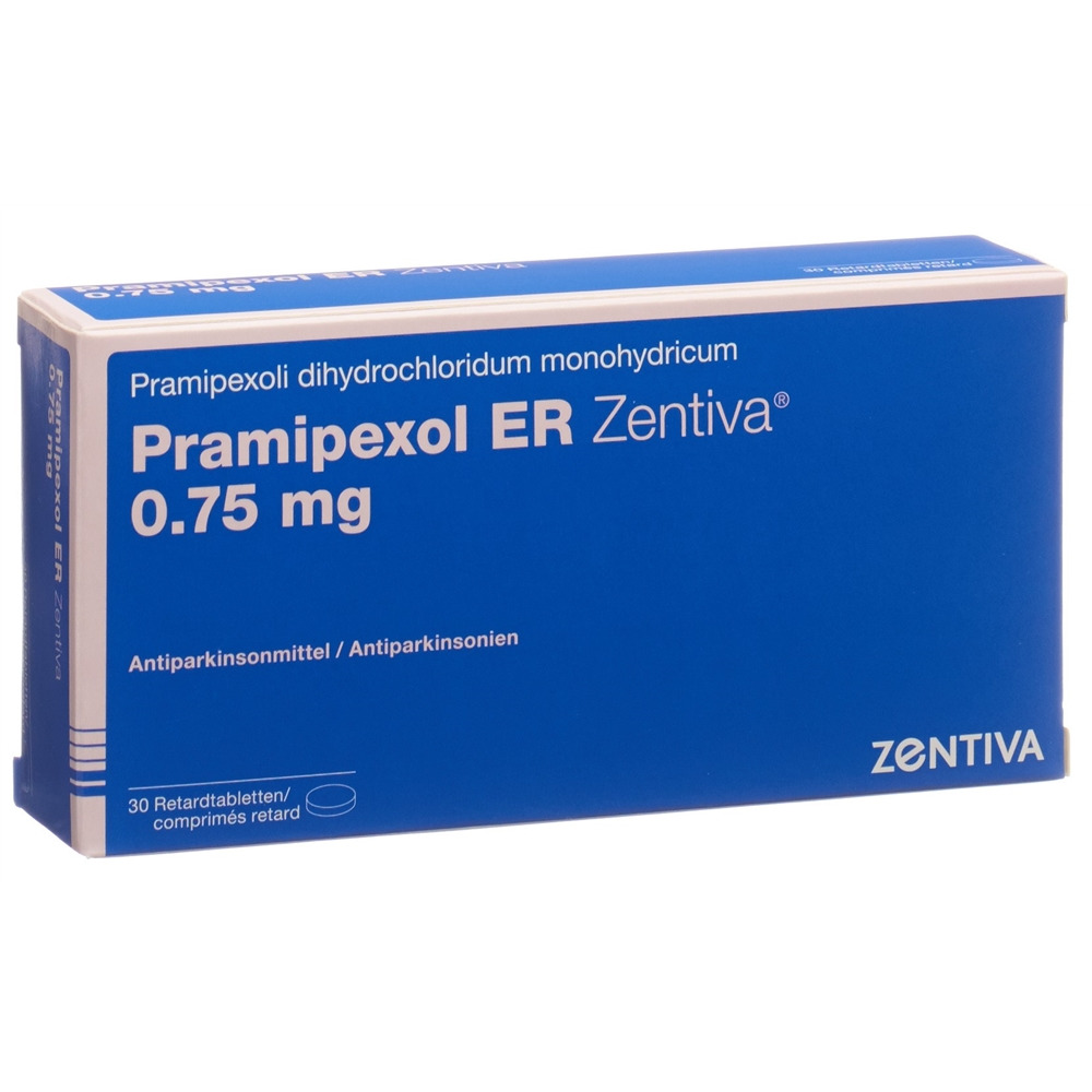PRAMIPEXOLE Zentiva 0.75 mg, Hauptbild