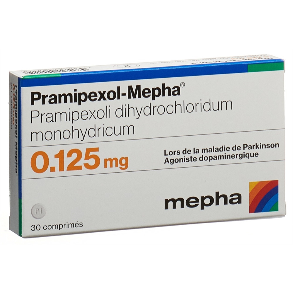 PRAMIPEXOLE Mepha 0.125 mg, image 2 sur 2