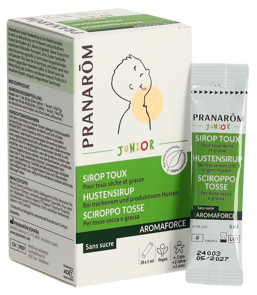 Pranarom Aromaforce sirop toux, image 2 sur 5