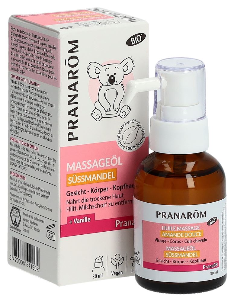 Pranarom PranaBB Massageöl Süssmandel, Bild 4 von 5
