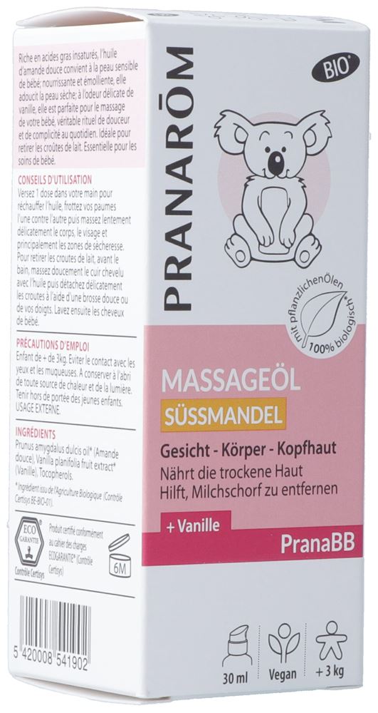 Pranarom PranaBB Massageöl Süssmandel