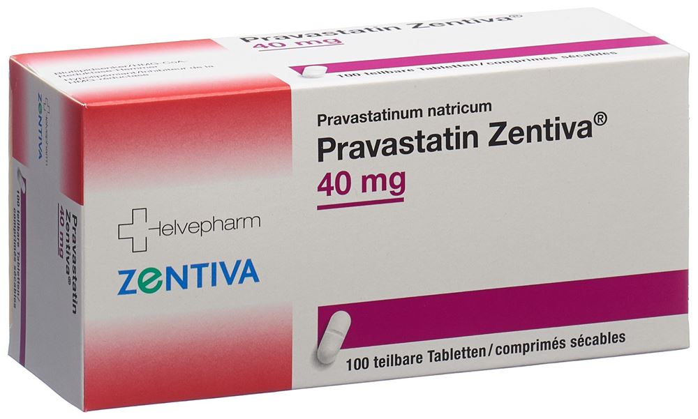 PRAVASTATINE Zentiva 40 mg, Hauptbild