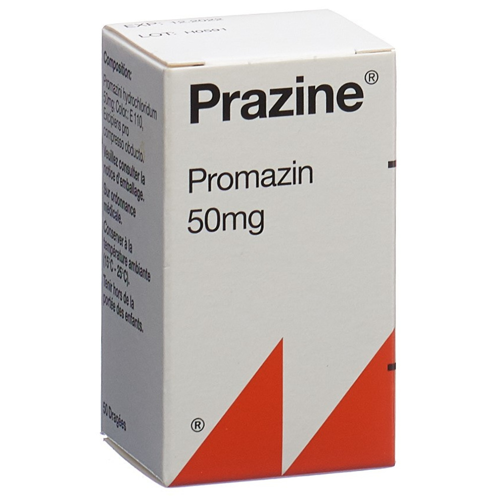 PRAZINE Drag 50 mg Ds 50 Stk, Hauptbild