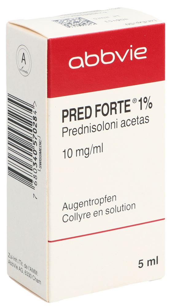PRED FORTE Gtt Opht 1 % Fl 5 ml, Hauptbild
