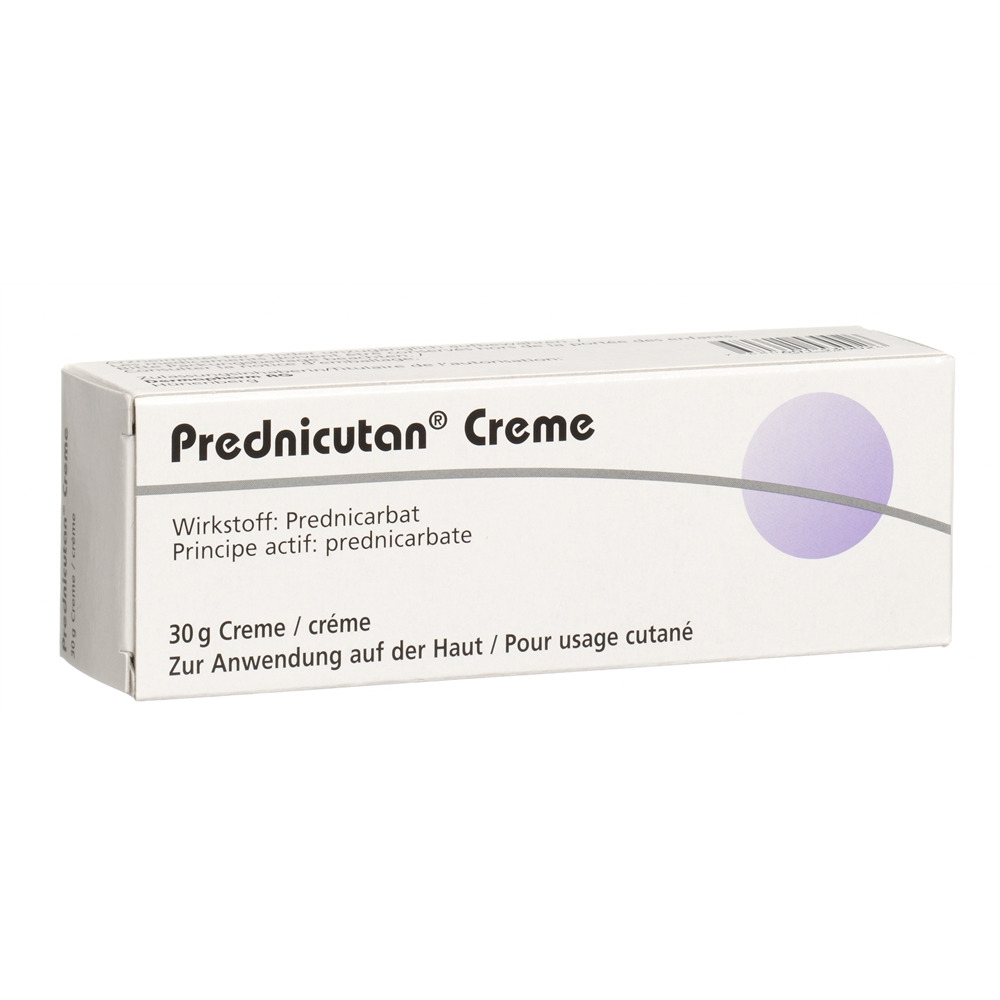 PREDNICUTAN crème 2.5 mg/g tb 30 g, image 2 sur 2