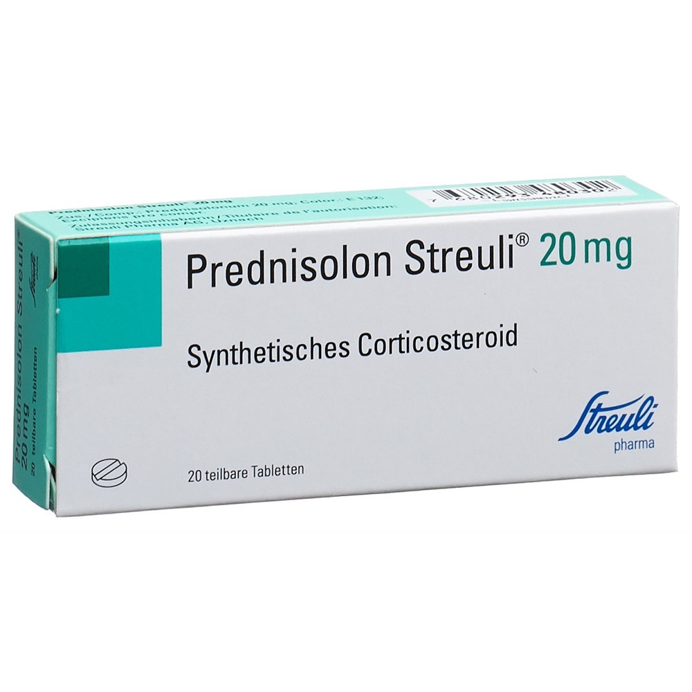 PREDNISOLONE Streuli 20 mg, Hauptbild