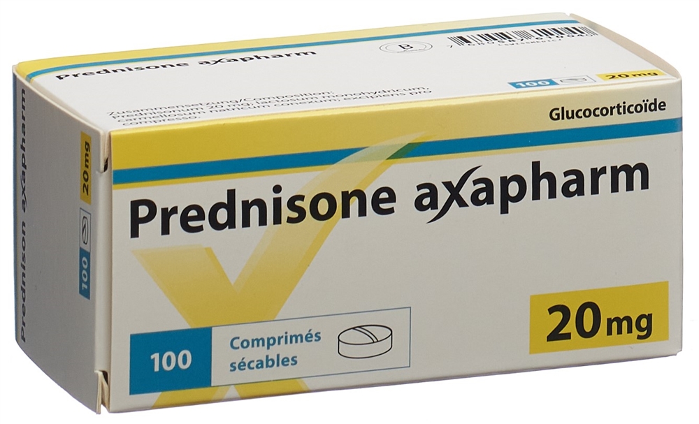 PREDNISONE axapharm 20 mg, image 2 sur 2