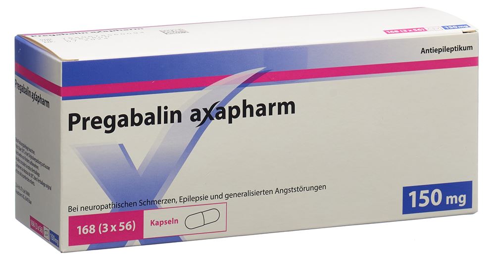PREGABALINE axapharm 150 mg, Hauptbild