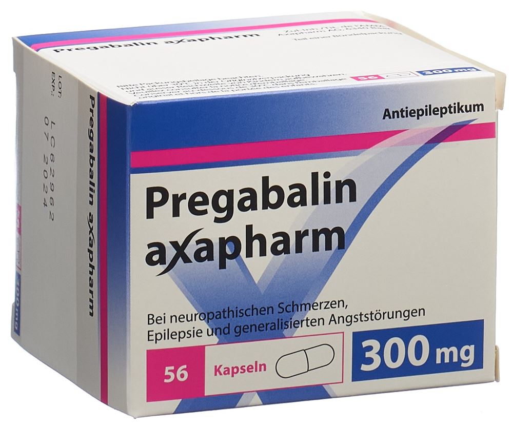 PREGABALINE axapharm 300 mg, Hauptbild