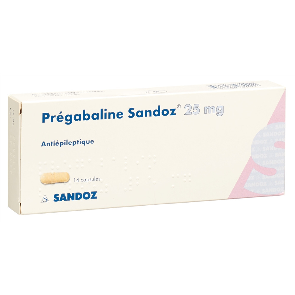 PREGABALINE Sandoz 25 mg, Bild 2 von 2