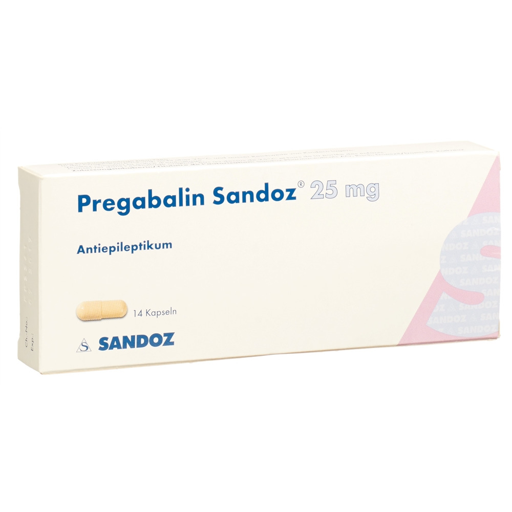 PREGABALINE Sandoz 25 mg, Hauptbild