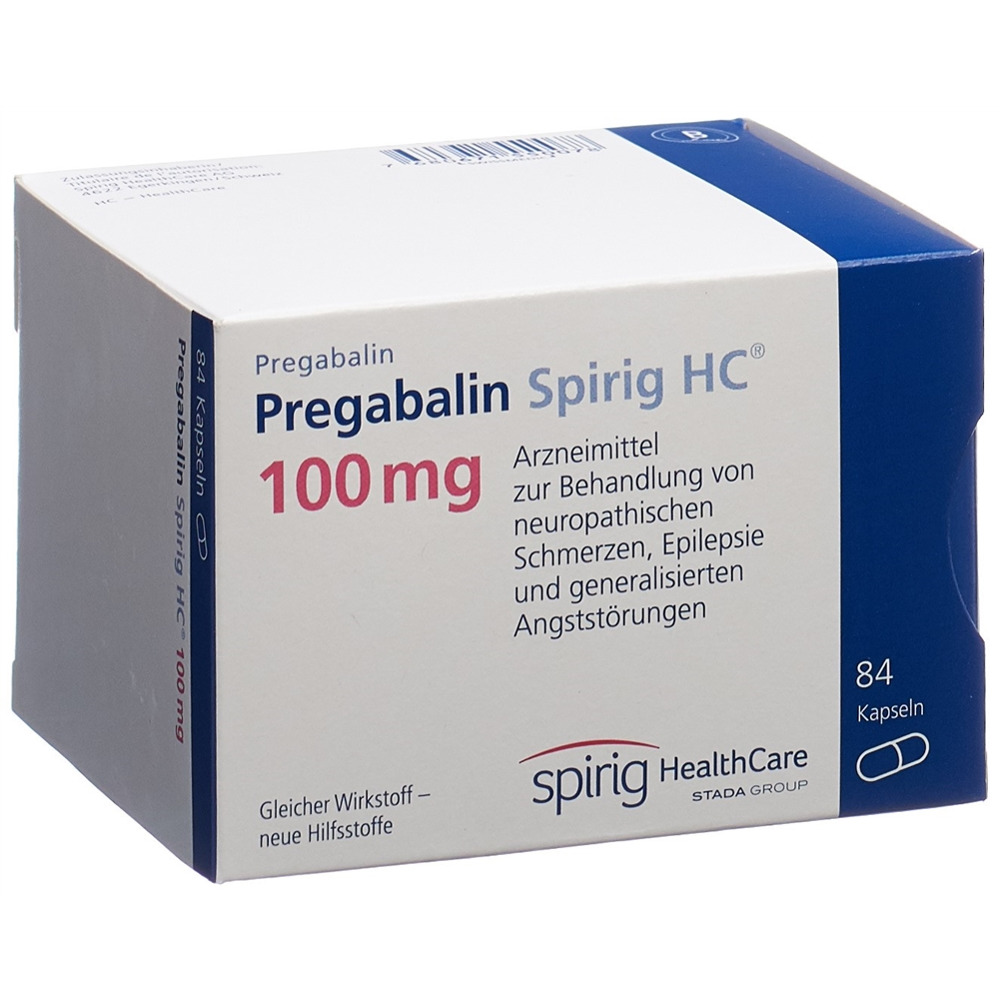 PREGABALINE Spirig HC 100 mg, Hauptbild