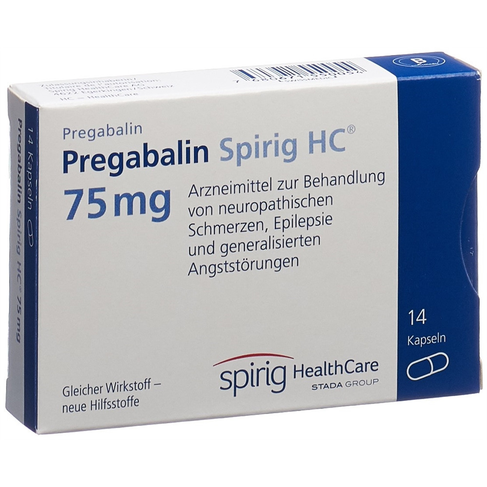 PREGABALINE Spirig HC 75 mg, Hauptbild