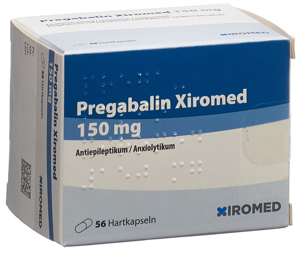 PREGABALINE Xiromed 150 mg, image principale