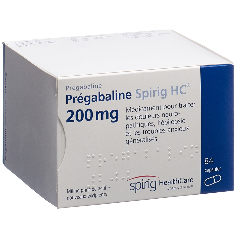 PREGABALINE Spirig HC 200 mg, image 2 sur 2