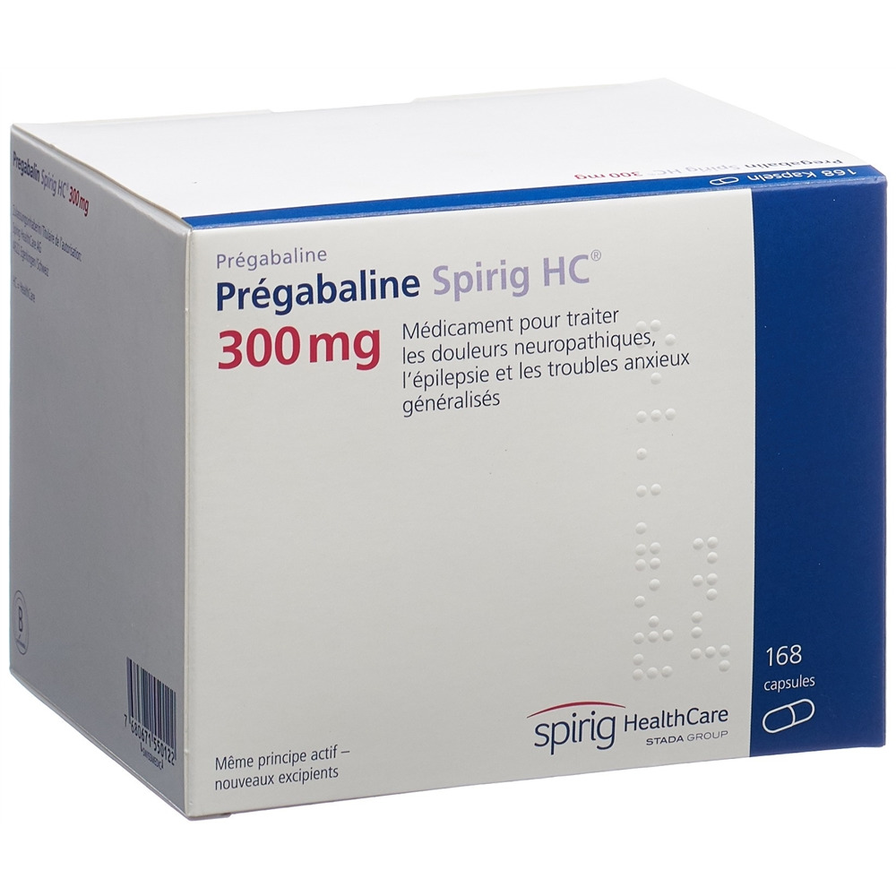 PREGABALINE Spirig HC 300 mg, image 2 sur 2