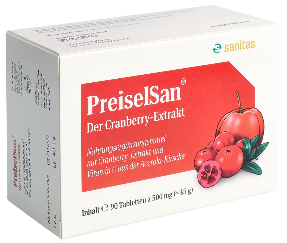 PREISELSAN mit Cranberry-Extrakt