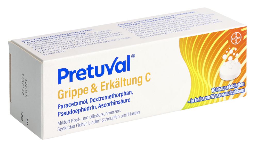 PRETUVAL grippe et refroidissement C