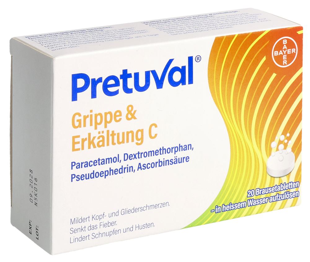 PRETUVAL grippe et refroidissement C