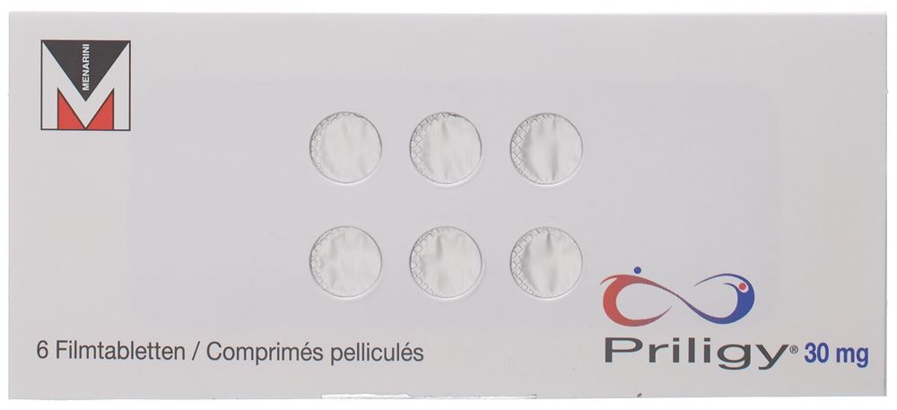 PRILIGY cpr pell 30 mg blist 6 pce, image 2 sur 3
