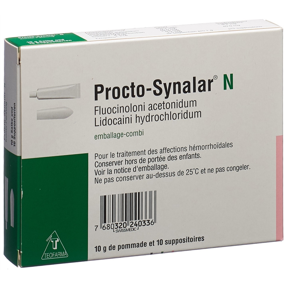 PROCTO SYNALAR emballage-combi, image 2 sur 2