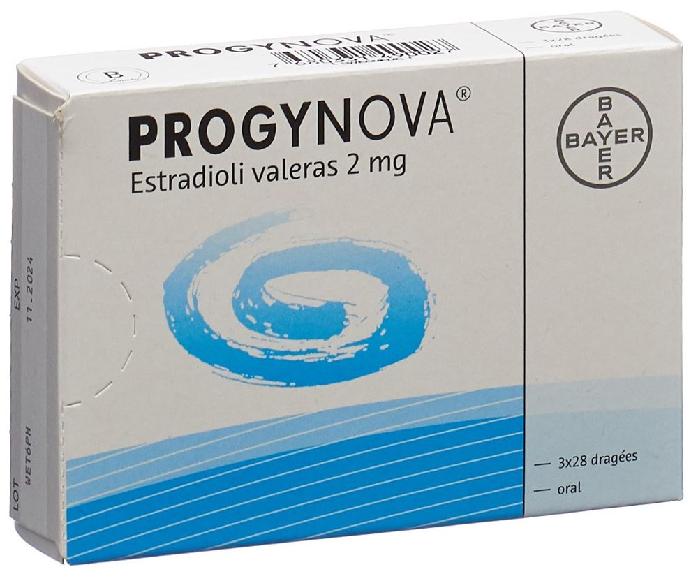 PROGYNOVA drag 2 mg blist 28 pce