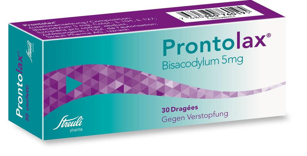 PRONTOLAX drag 5 mg blist 30 pce, image principale