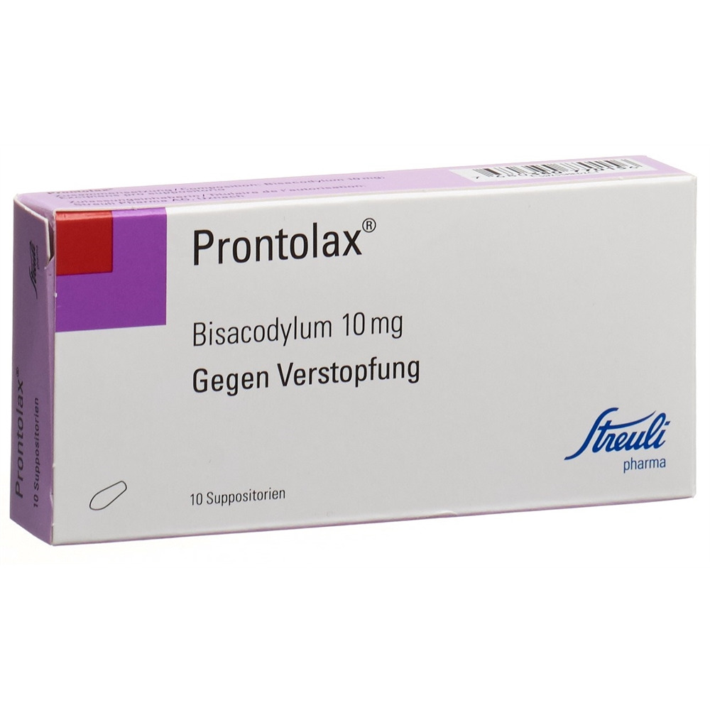 PRONTOLAX supp 10 mg blist 10 pce, image 2 sur 4