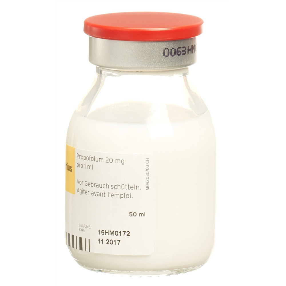 Propanol Inj PROPOFOL Fresenius Inj Emuls 1 g/50ml Flasche Durchstf 50 ml | Sun ...