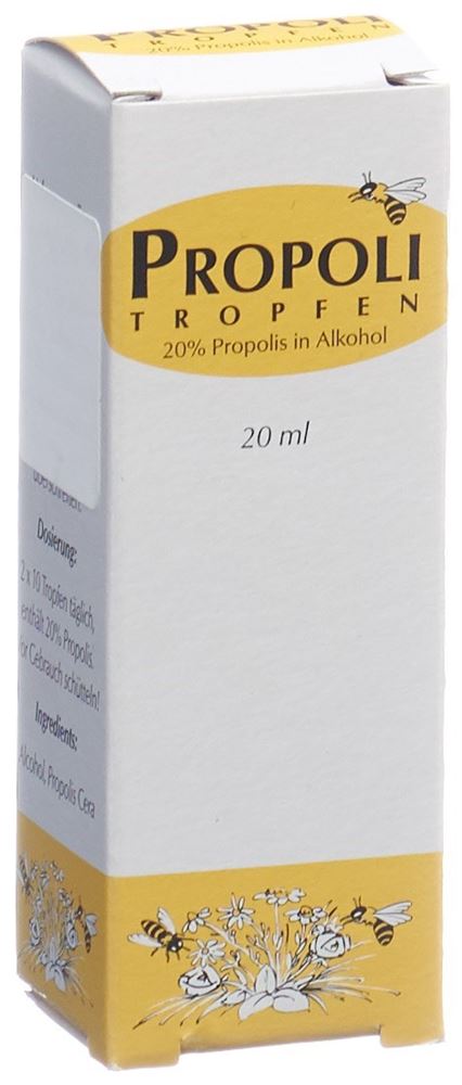 PROPOLI Tropfen 20 % in Alkohol 20 ml