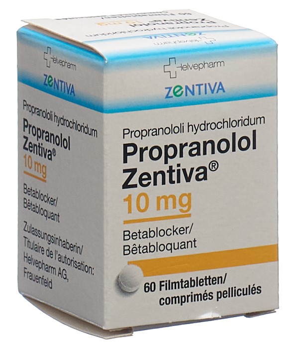 PROPRANOLOL Zentiva 10 mg, image principale