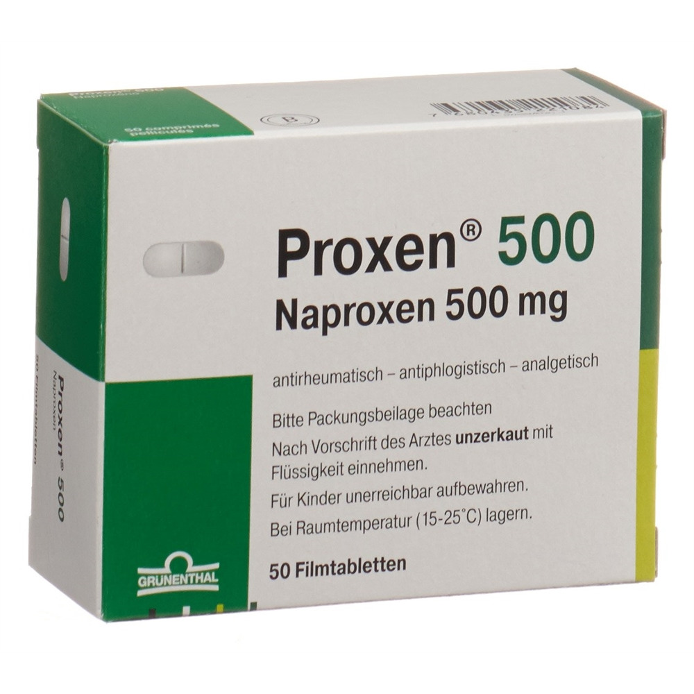 PROXEN Filmtabl 500 mg Blist 50 Stk, Hauptbild