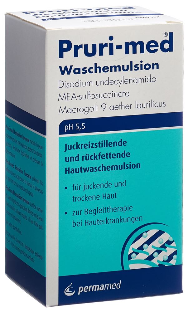 PRURI-MED Juckreizstillende und rückfettende Hautwaschemulsion