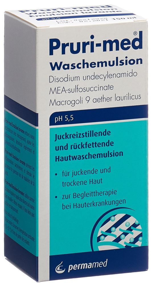 PRURI-MED Juckreizstillende und rückfettende Hautwaschemulsion
