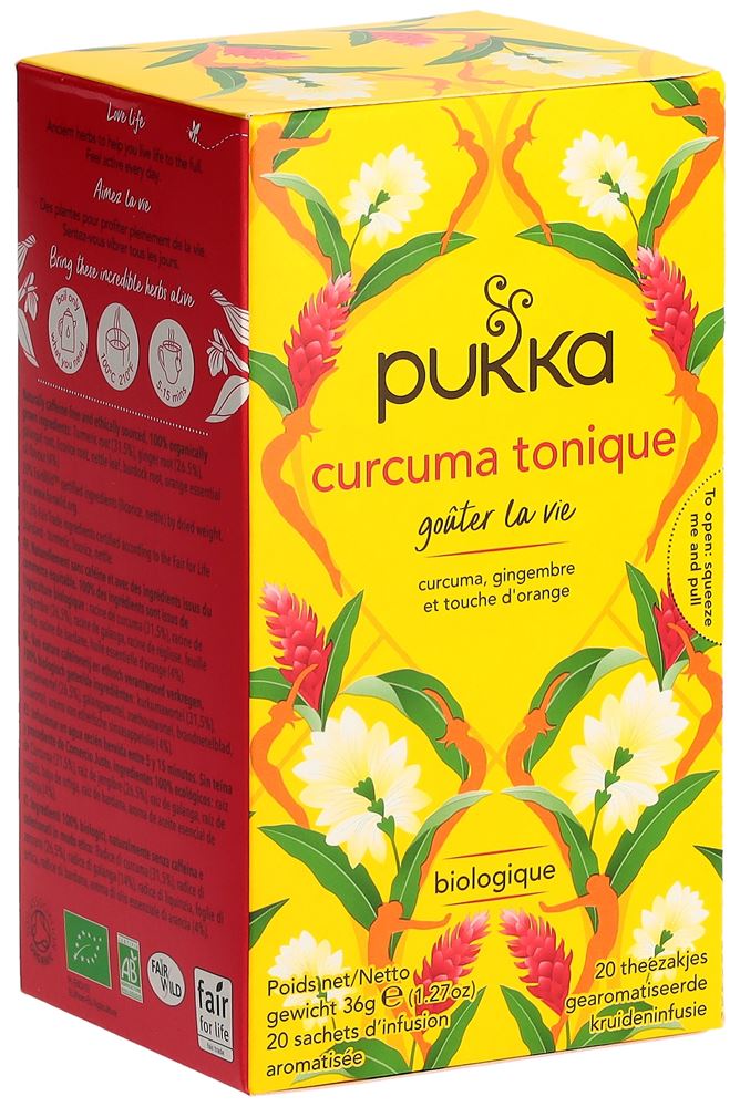 PUKKA Curcuma Tonique Tee, Hauptbild