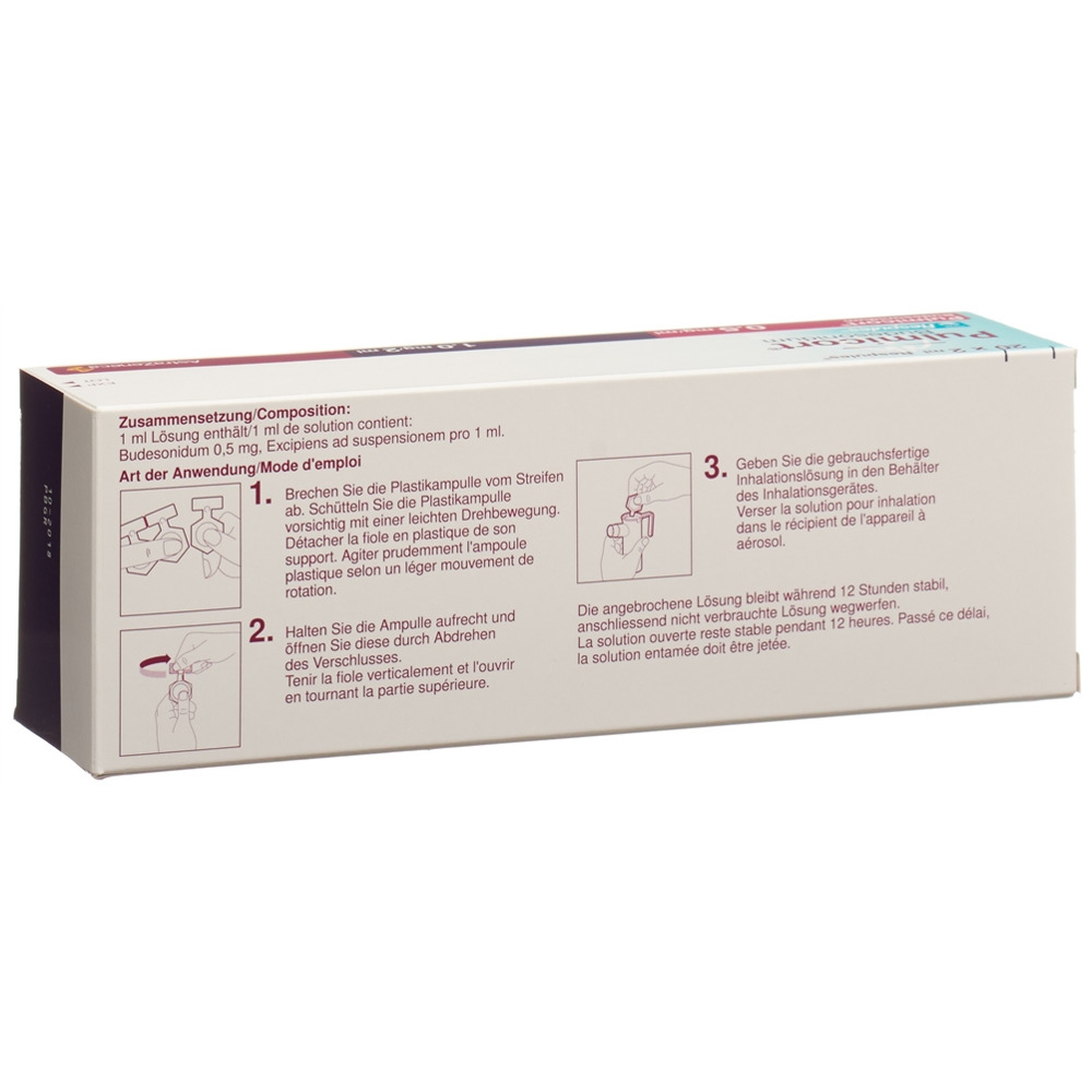 PULMICORT susp inhal 0.5 mg/ml respule 2 ml, image 2 sur 2