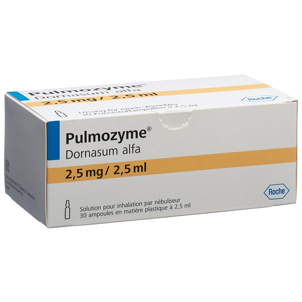 PULMOZYME sol inhal 2.5 mg amp 2.5 ml, image 2 sur 2