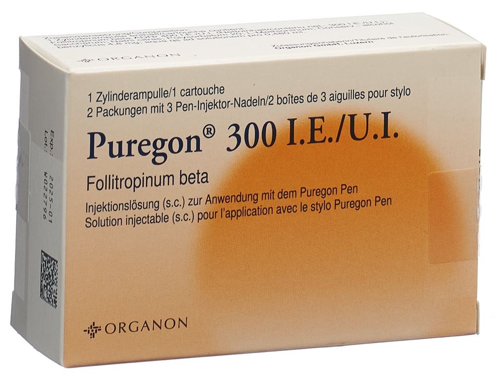 PUREGON Inj Lös 300 IE für Pen Amp 1 Stk, Hauptbild