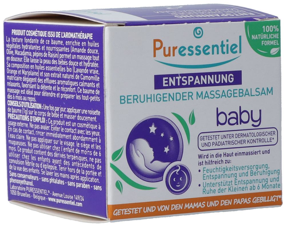Puressentiel Baume de massage calmant bébé, image principale