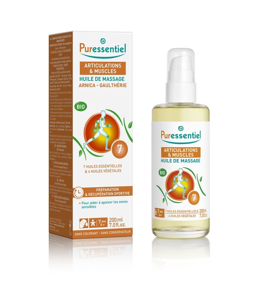 Puressentiel huile de massage effort musculaire