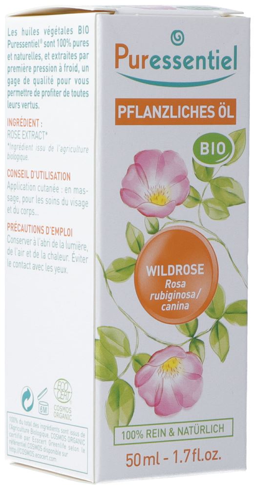 Puressentiel huile végétale rose musquée