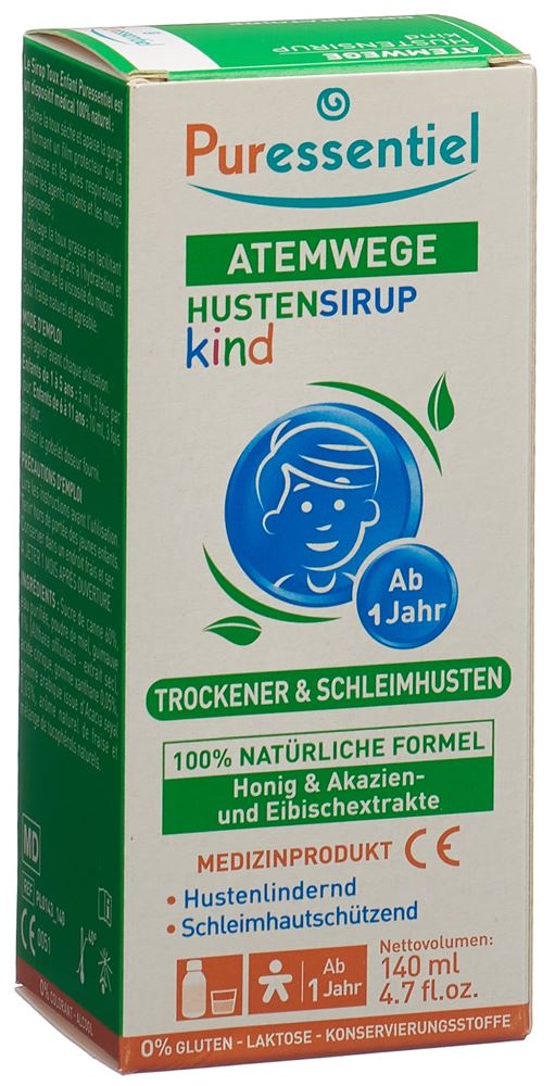 Puressentiel respiratoire sirop toux enfant